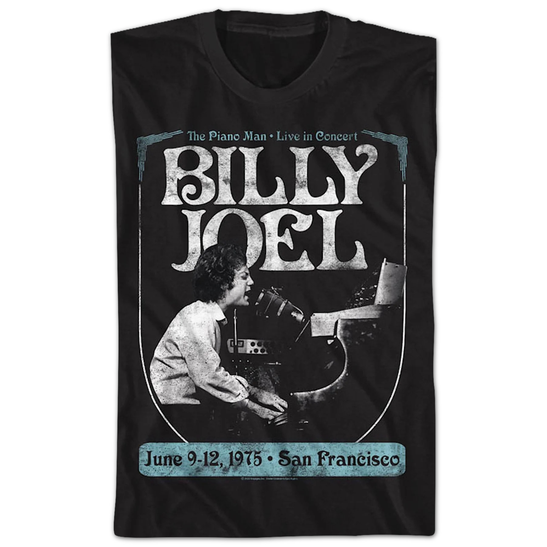 1975 Concert Billy Joel Tshirt